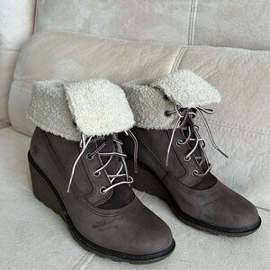 Timberland Women's Earthkeepers Comfy Stylish Boots, Sturdy Wedges